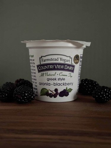 Greek Style Aronia Blackberry 1% Yogurt