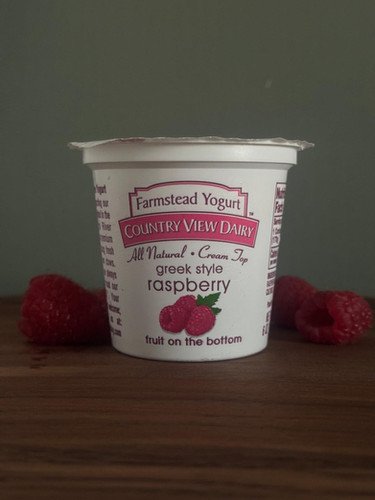 Greek Style Raspberry 1% Yogurt