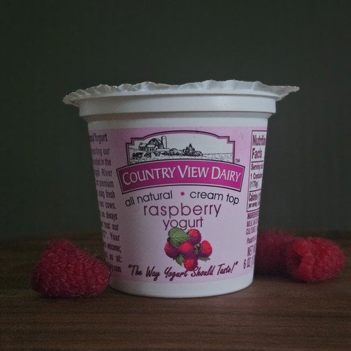 Raspberry 1% Yogurt